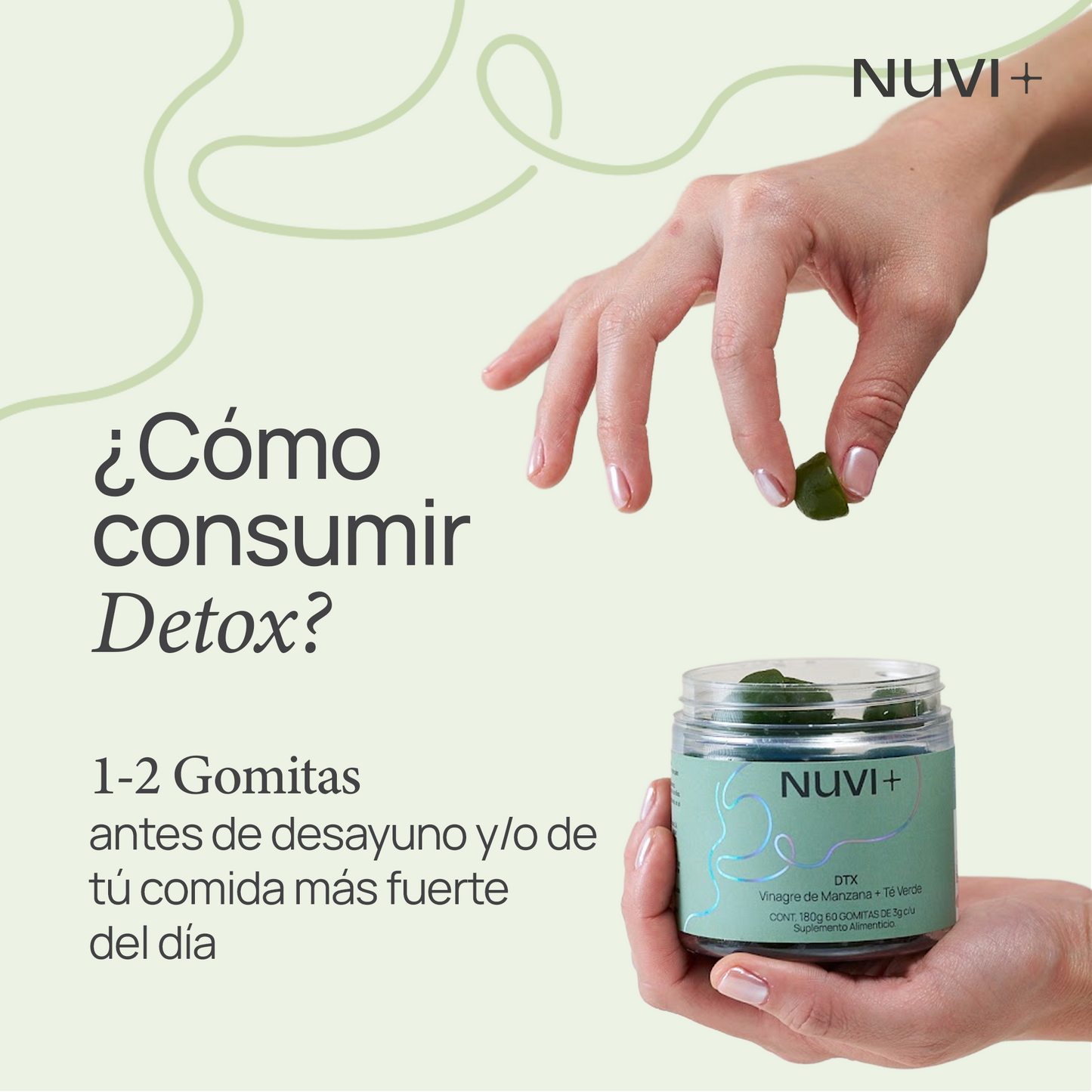 Gomitas DETOX - Vinagre de Manzana + Té Verde