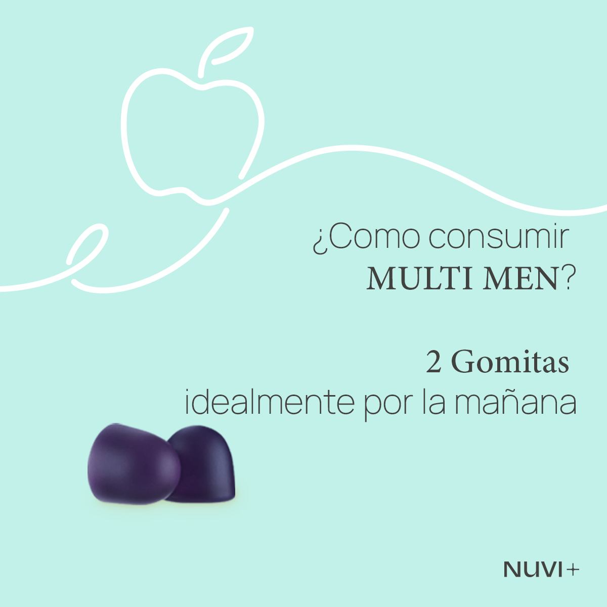 Gomitas MULTI MEN - Multivitamínico para hombres (15% OFF)