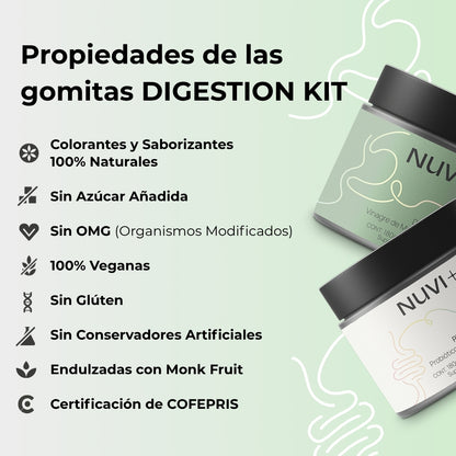 DIGESTION KIT - Mejora tu digestión y salud intestinal con este combo
