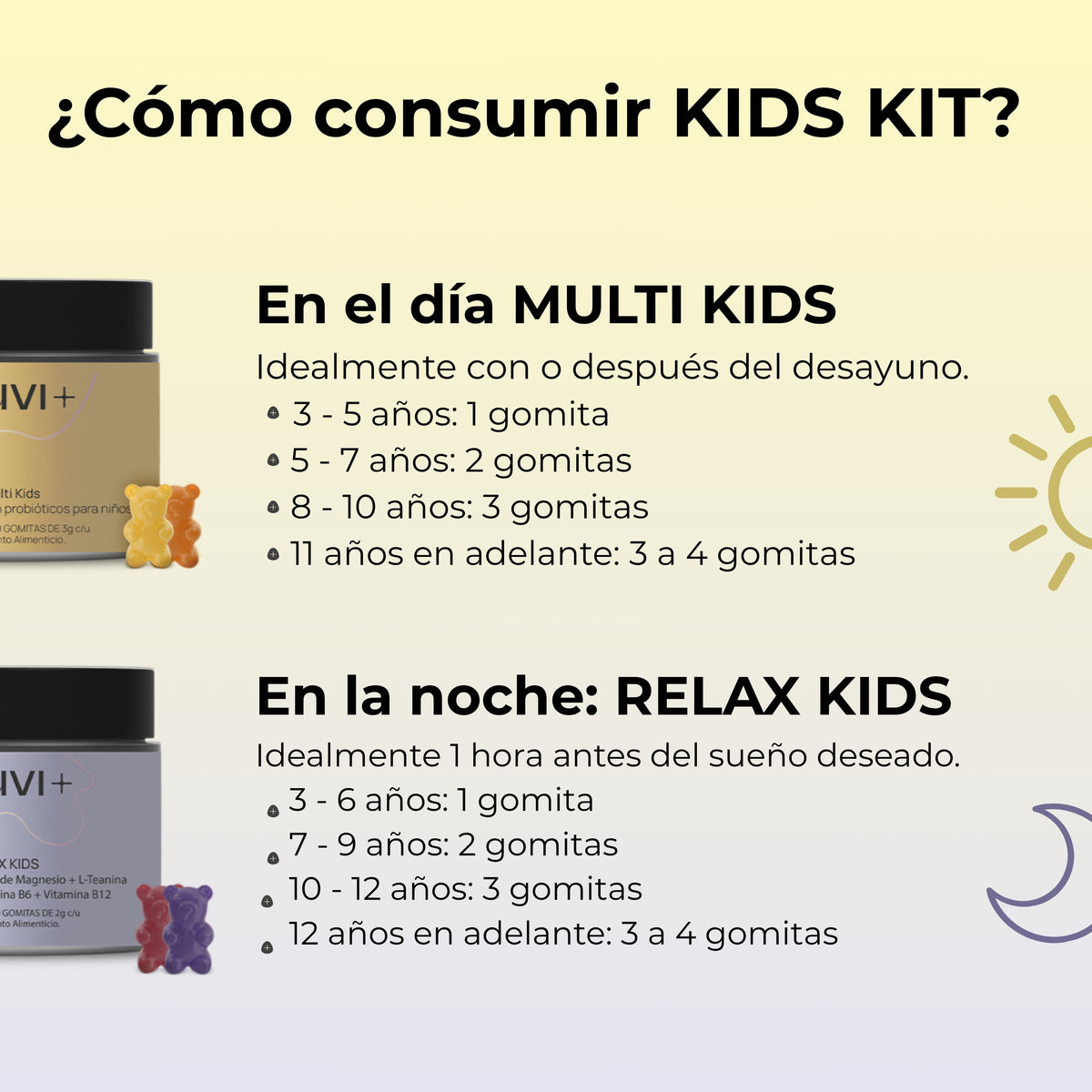 KIDS KIT - El combo perfecto para la nutrición y descanso de tus hijos