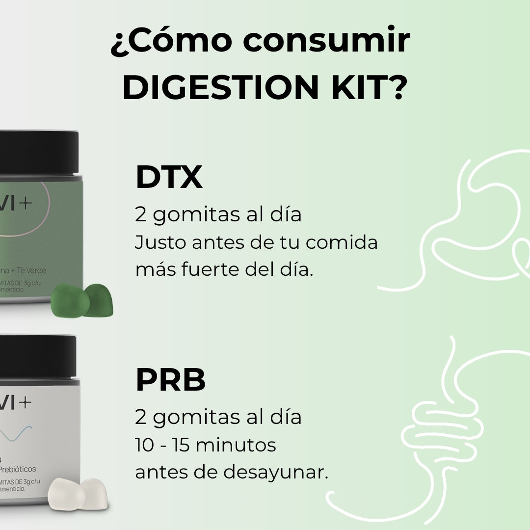DIGESTION KIT - Mejora tu digestión y salud intestinal con este combo
