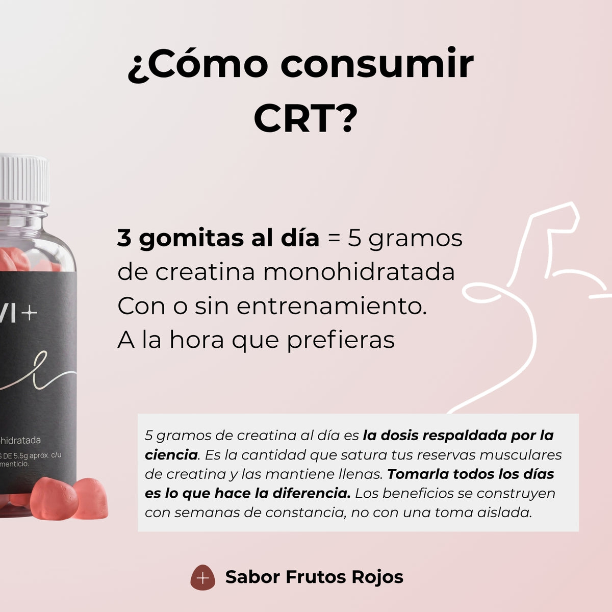 Gomitas CRT - Creatina Monohidratada