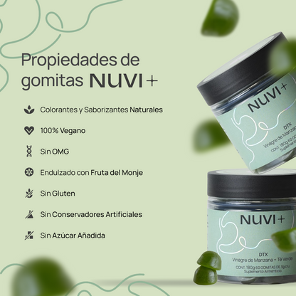 Gomitas DETOX - Vinagre de Manzana + Té Verde