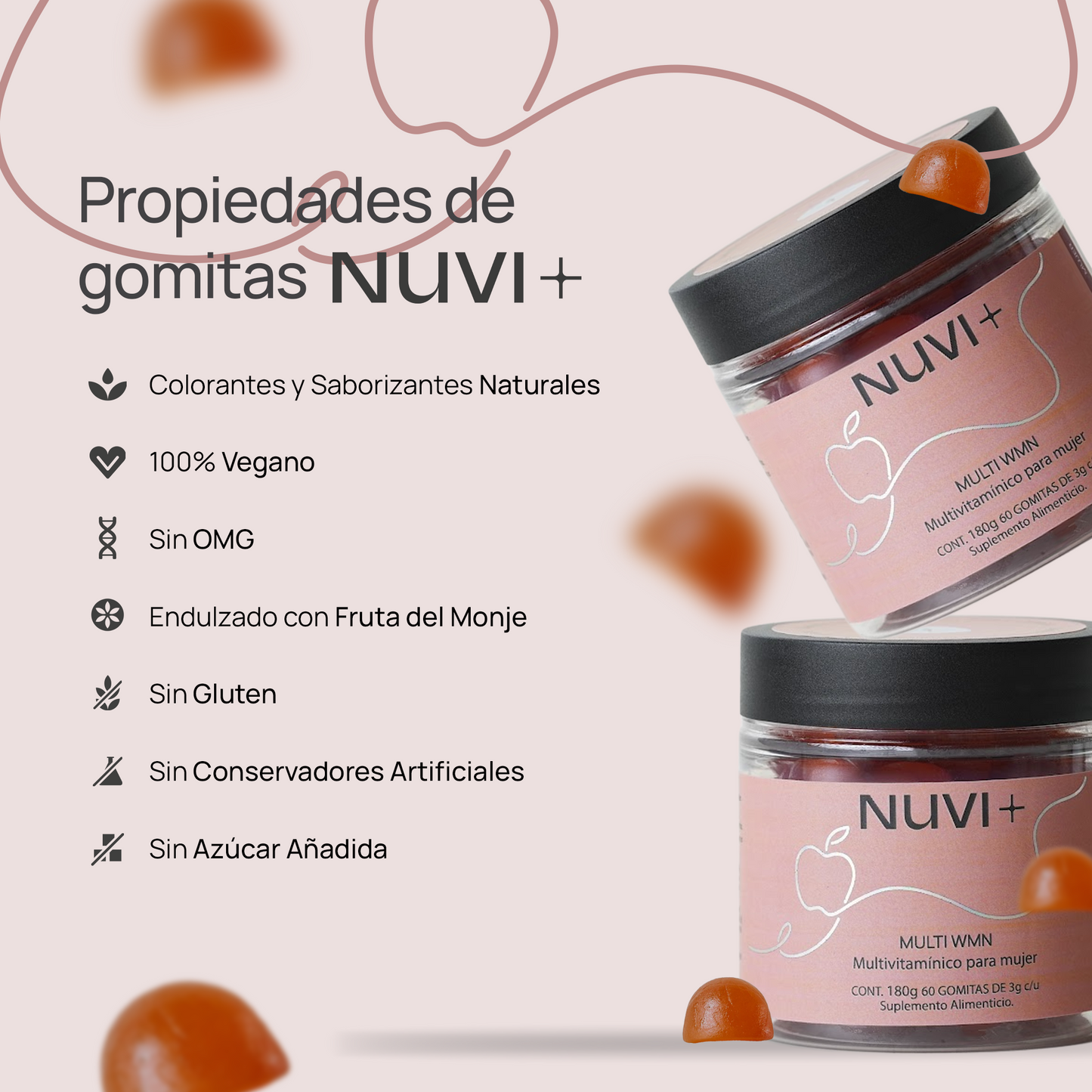 Gomitas MULTI WMN - Multivitamínico para mujeres