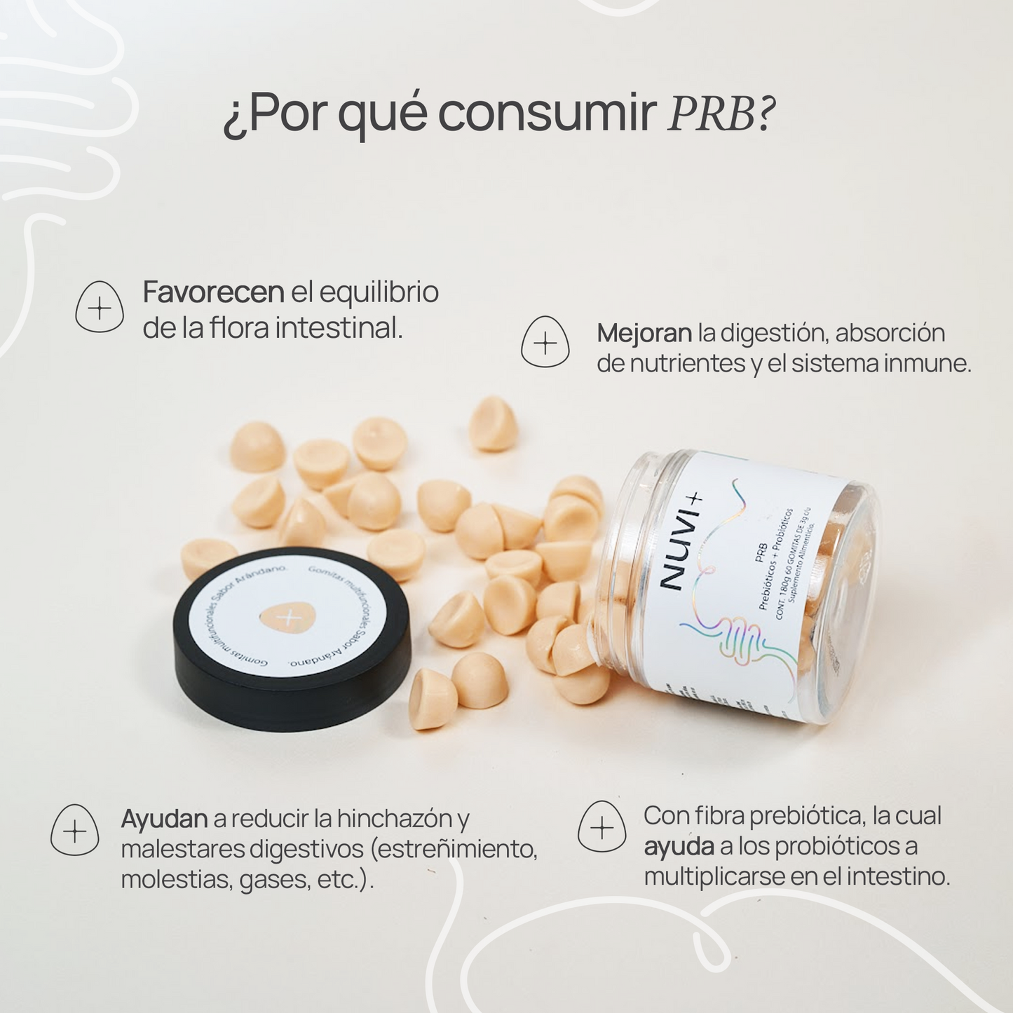 Gomitas PRB - Prebióticos + Probióticos